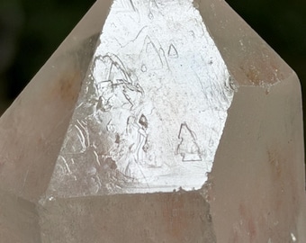 Cuarzo lemuriano del Himalaya, guardián de registros/generador/colección/meditación/reiki/chakras/zen - 299 g