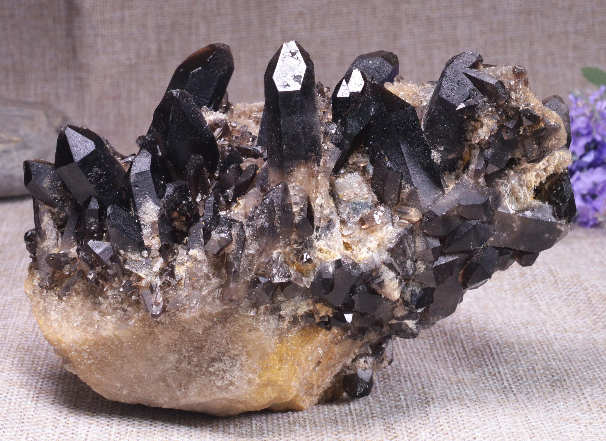 Top Quality Raw Large Black Crystal Quartz Cluster/Rough Black Etsy