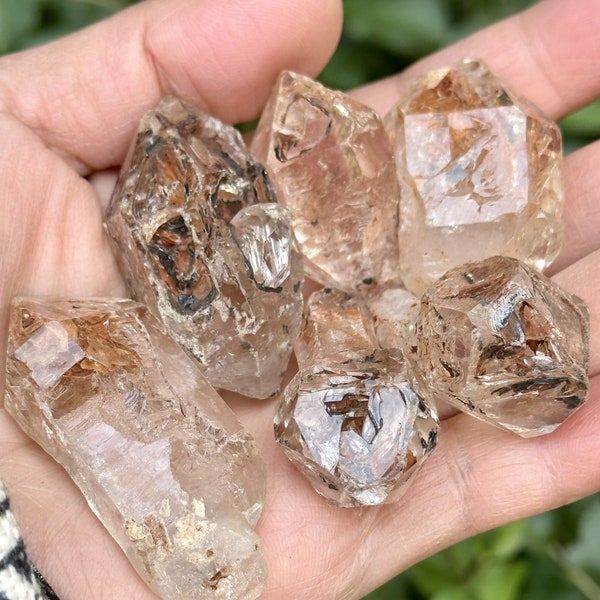 You Pick! Skeletal Window Quartz Crystal Point Origin-Madagascar/Rare Skeleton Fenster Scepter Crystal/Energy Quartz/Nirvana Crystal Healing