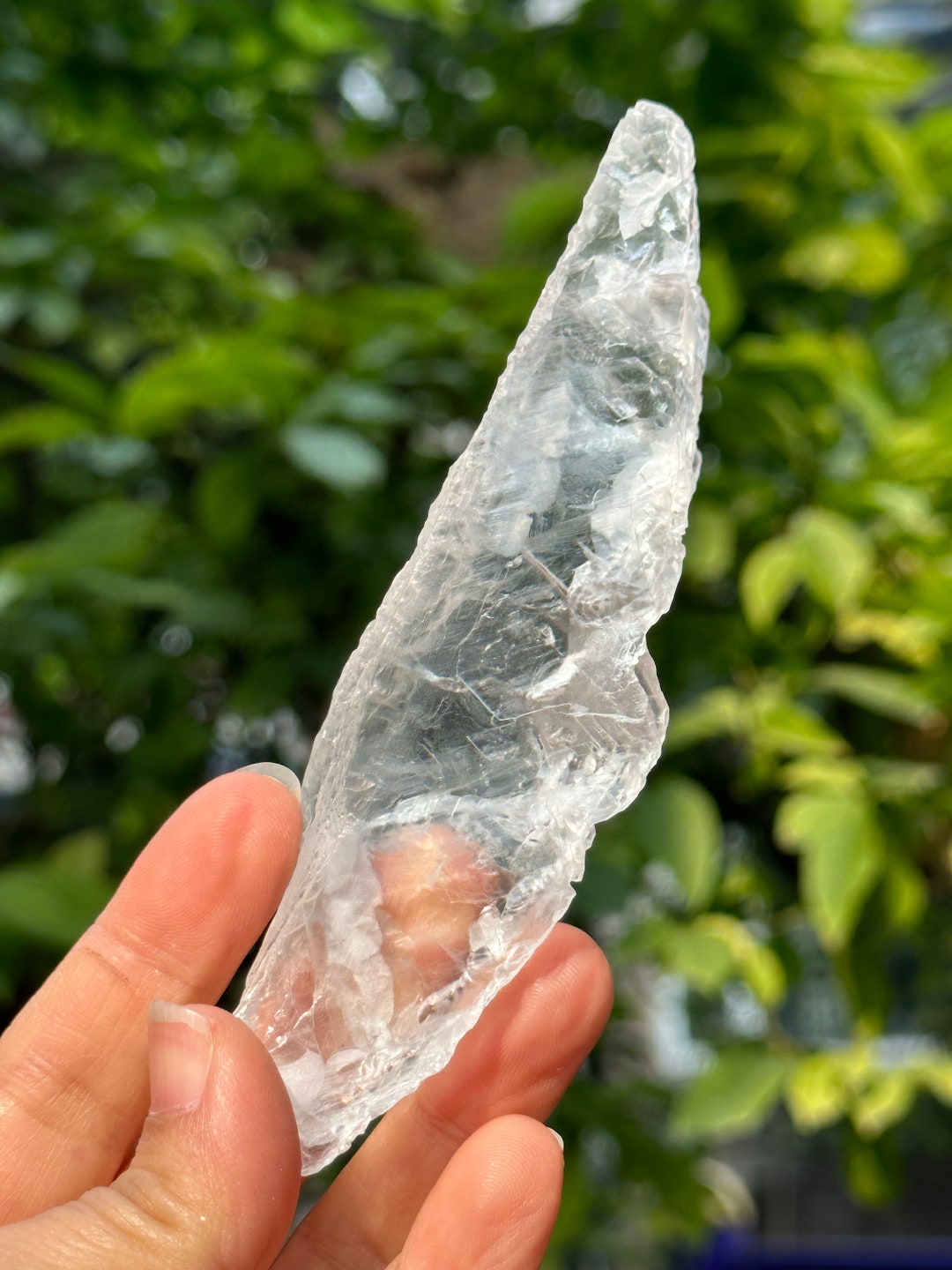 Natural Clear Gypsum Nirvana Crystal Quartz Point/white Raw Selenite ...