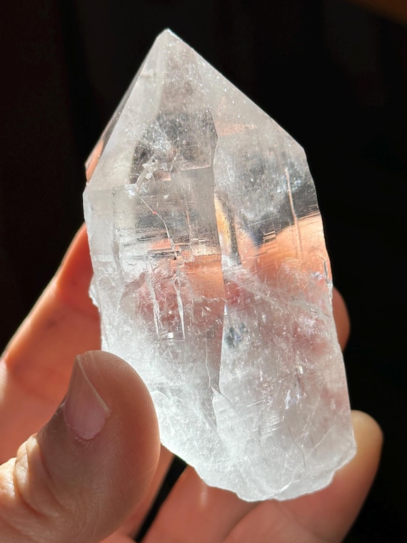 Hashupi Stunning Clear Himalayan Quartz Rainbow Crystal/energy