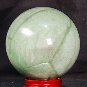 8.832lb Extra Large AVENTURINE Sphere On Etsy/Green Aventurine Ball/Crystal Healing/Calm/Comfort/Metaphysical Energy/Gift-220mm-14520g3053 image 6