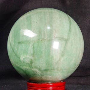 8.832lb Extra Large AVENTURINE Sphere On Etsy/Green Aventurine Ball/Crystal Healing/Calm/Comfort/Metaphysical Energy/Gift-220mm-14520g3053 image 4