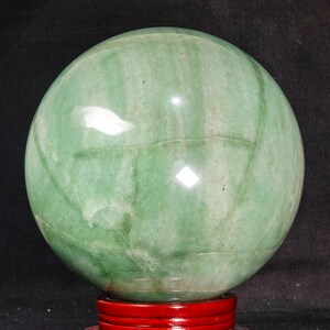 8.832lb Extra Large AVENTURINE Sphere On Etsy/Green Aventurine Ball/Crystal Healing/Calm/Comfort/Metaphysical Energy/Gift-220mm-14520g3053 image 3