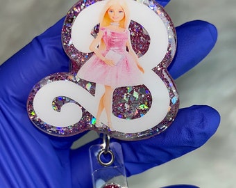 B Doll Badge Reel