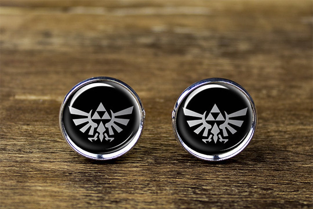 Legend of Zelda Cufflinks, Triforce Cufflinks, Legend of Zelda Jewelry