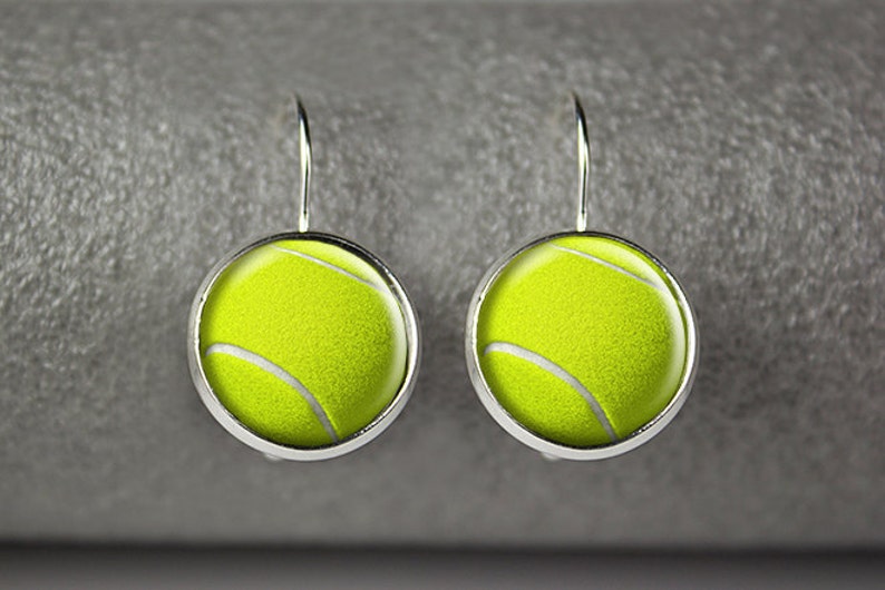 Tennis Ball Earrings Tennis Earrings Tennis Sport Jewelry Etsy UK