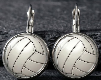 Volleyball Earrings Mom Coach Player Sports Team Fan Gift for Her