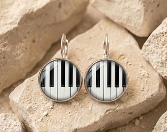 Piano Earrings Keyboard Music Teacher Lover Pianist Gift for Her