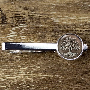 Life Tree tie clip, Tree of Life tie bar, Tree jewelry accessories
