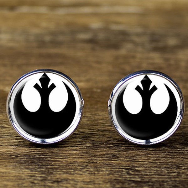 Rebel Alliance cufflinks, Star Wars Rebel Alliance cufflinks, Rebel Alliance jewelry
