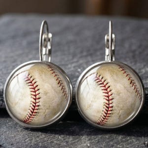 Baseball Earrings Coach Player Fan Softball Mom Sports Gift for Her