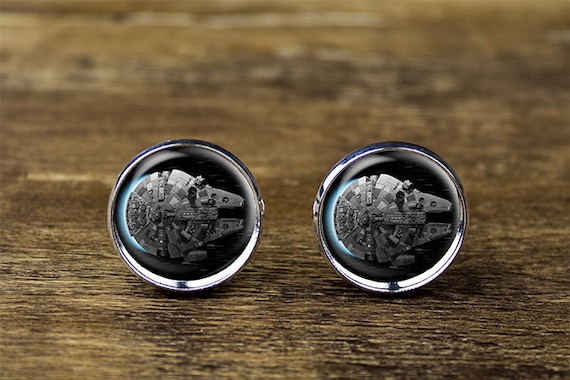 millennium falcon cufflinks