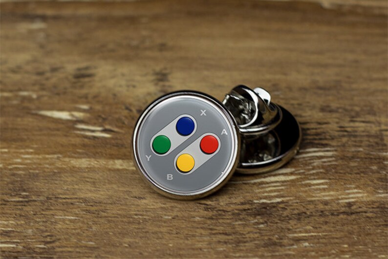 Game Controller Lapel Pin Gamer Lapel Pin Video Game Tie Etsy