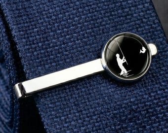 Fly Fisherman Tie Clip for Men: Fishing Gift for the Man Who Lives for the Perfect Cast