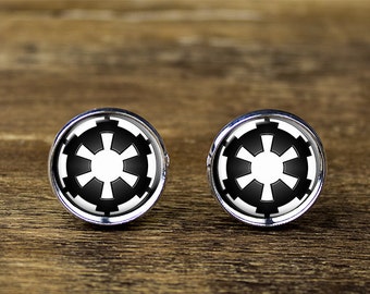 Galactic Empire cufflinks, Star Wars cufflinks, Galactic Empire jewelry