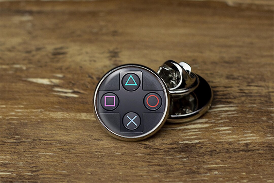 Video Game Controller Lapel Pin, Game Controller Lapel Pin, Gamer ...