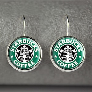 Starbucks earrings, Starbucks jewelry, Starbucks accessories
