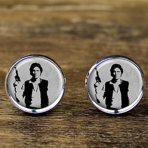 Han Solo cufflinks, Han Solo jewelry