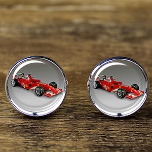 Formula 1 cufflinks, Racing Car cufflinks, Formula 1 jewelry