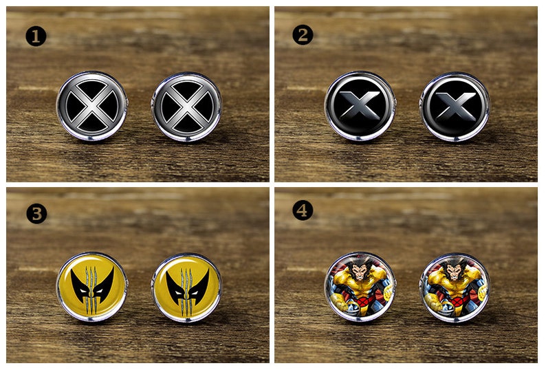 Xmen Cufflinks Wolverine Cufflinks X Men Jewelry X Men Etsy