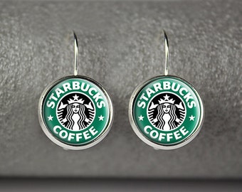 Starbucks earrings, Starbucks jewelry, Starbucks accessories
