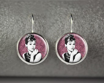 Audrey Hepburn earrings, Audrey Hepburn jewelry,  Audrey Hepburn accessories