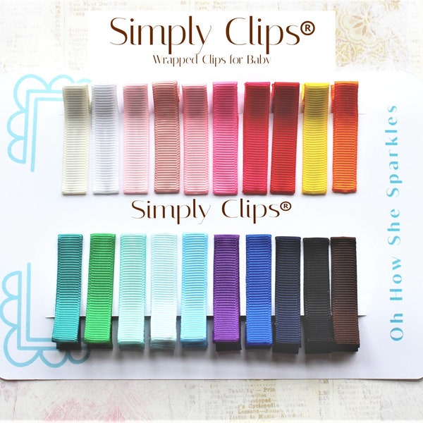 Infant Hair Clips Etsy