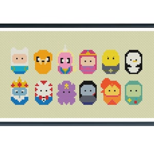 Adventure Time Charaktere Kreuzstich Anleitung (PDF Download)