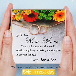 Neue Mom Halskette, Geschenk für neue Mama, neue Mom Geschenk, Mama Halskette, Mütter Halskette, neue Mom Schmuck, neue Baby Geschenk
