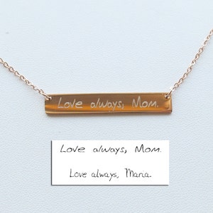 Handwriting Necklace, Handwriting Jewelry, Signature Necklace,Actual Handwriting, Signature Jewelry, Personalized Jewelry, Bracelet,Necklace