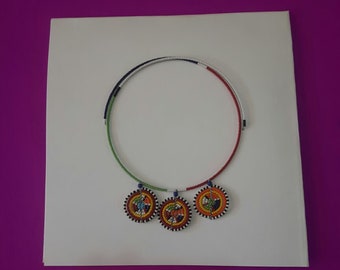beaded necklace / maasai necklace / colourful necklace / African Jewelry
