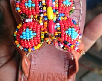 girls sandals / maasai sandals/ children sandals/ kids sandals / beaded sandals