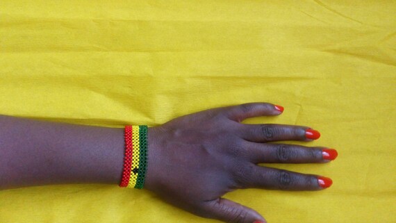 Ghana Flag Bracelet