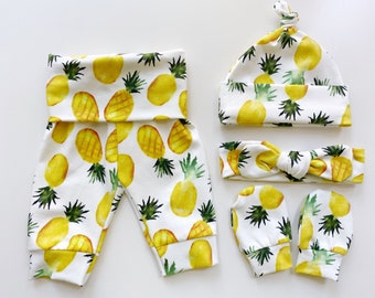 baby boy pineapple outfit