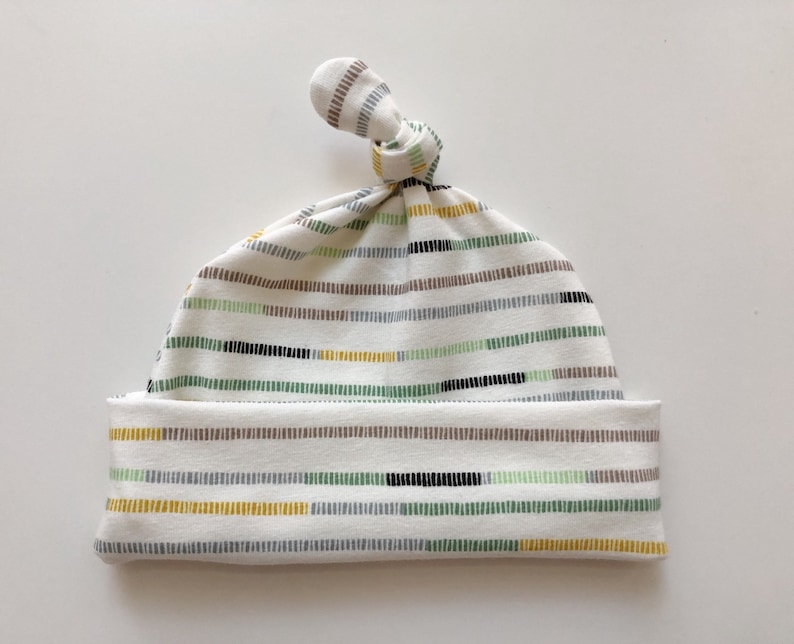 small things like this large and stretchy baby shower gift baby boy newborn Swaddle blanket and hat set infant present beanie knot