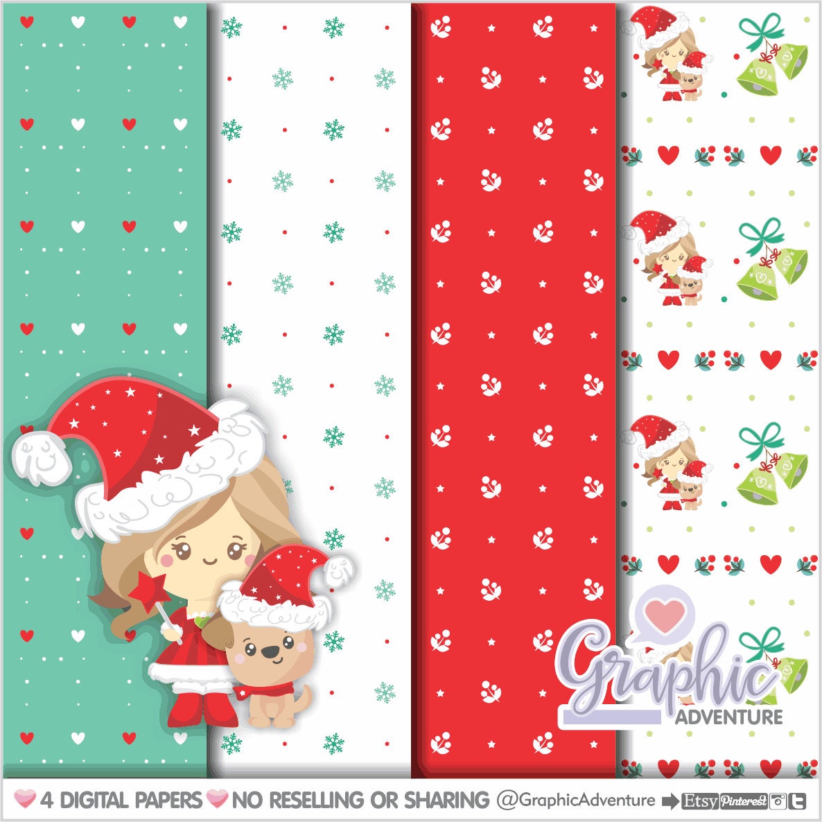 Christmas Digital Paper Christmas Dog Christmas Pattern - Etsy Christmas Digital Paper Christmas Dog Christmas Pattern - Etsy