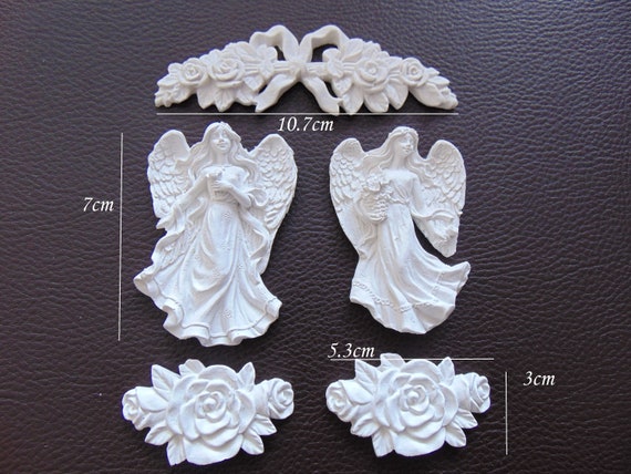 Shabby /& Chic *Cherub Angel Applique* Furniture Applique Embellishment