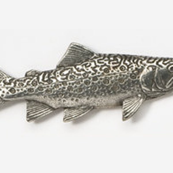 Pewter Freshwater Trout Pins 1 ( AKA Fly Fishing Pins )