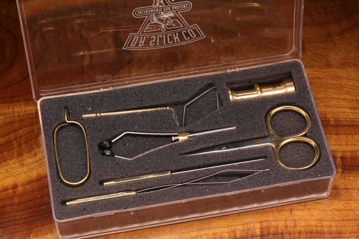 Set Regalo Dr. Slick Tyer: Scatola Impermeabile + Forbici E Strumenti Per Legatura Mosche Da Pesca. Nuovo - 4