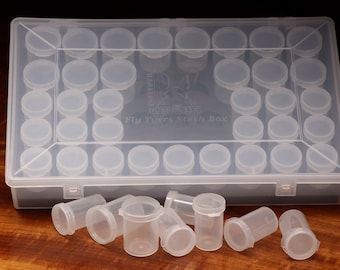 Hareline Stash Box: Aufbewahrungsbox für Garn, Fläschchen und Perlen