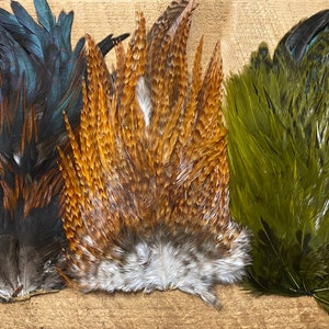 Indiska Wooly Bugger Rooster-sadlar