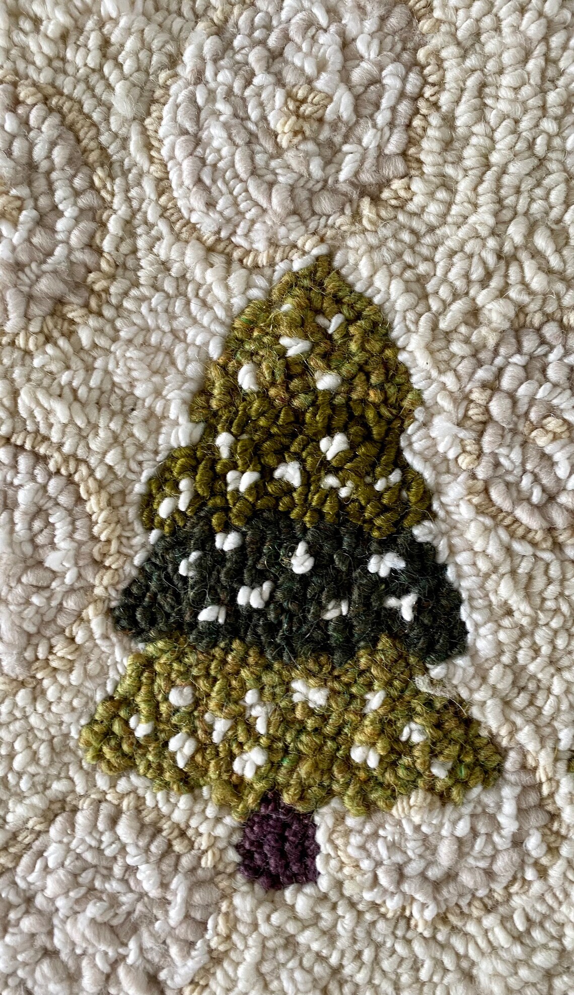 Rug Hooking Pattern, 'nature's Christmas' PAPER PATTERN, Gridded ...