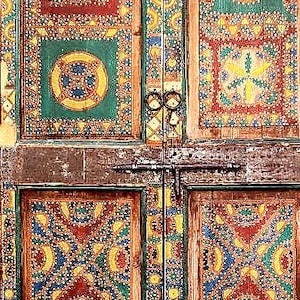 World door card. Personalize/gift set options. Old architecture. International travel lover.Independence/freedom. Doors- Morocco/France/Peru