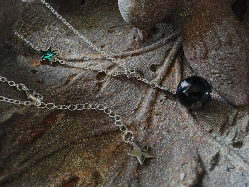 Sweetheart anniversary Mother earth lover Gift protection strength Celestial star crescent jewelry Love you to the moon and back necklace