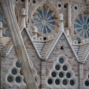 Cathedral church card. Personalize / gift set options. Sagrada Familia Gaudi architecture. Barcelona Spain. World religion. Faith gift