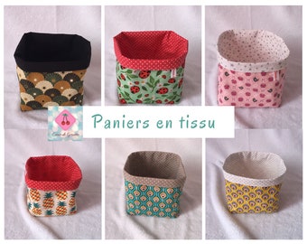 Panier en tissu