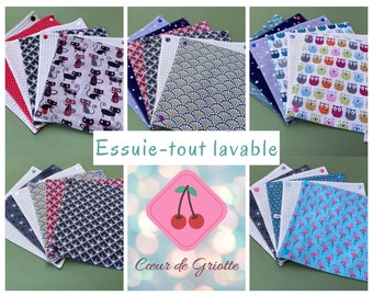 Essuie-tout lavable