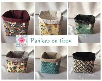 Panier en tissu