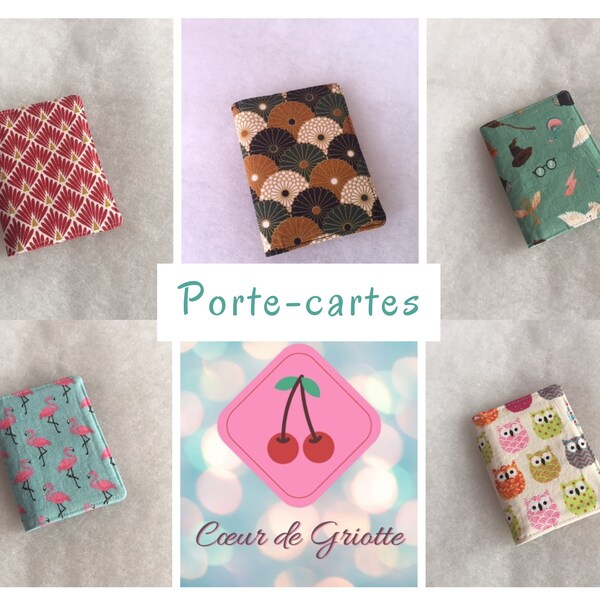 Porte-cartes en tissu